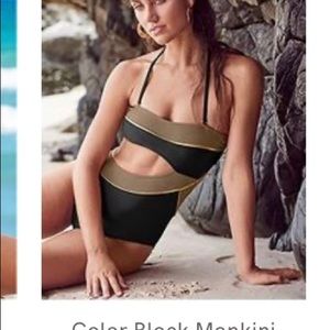 Bathing suit, one piece monkini